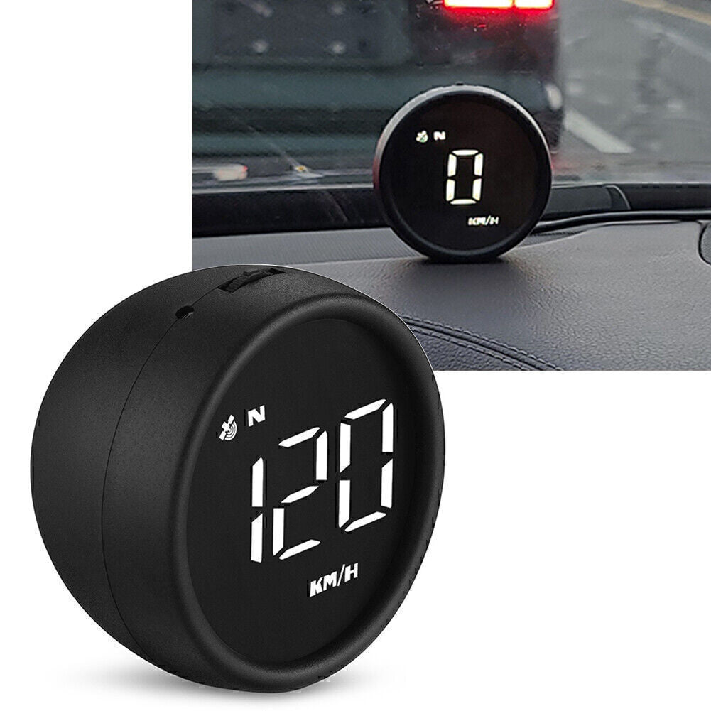 Car Universal Head Up Display Speed Warning Alarm Digital HUD GPS Speedometer