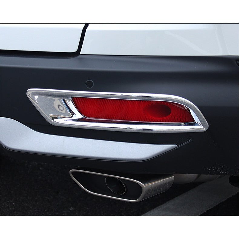 for Honda CR-V 2020-2022 Chrome Rear Bumper Fog Light Lamp Cover Reflector Trim