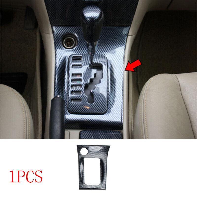 Middle Console Gear Shift Panel Trim Carbon Fiber ABS for Toyota for Corolla 03-08