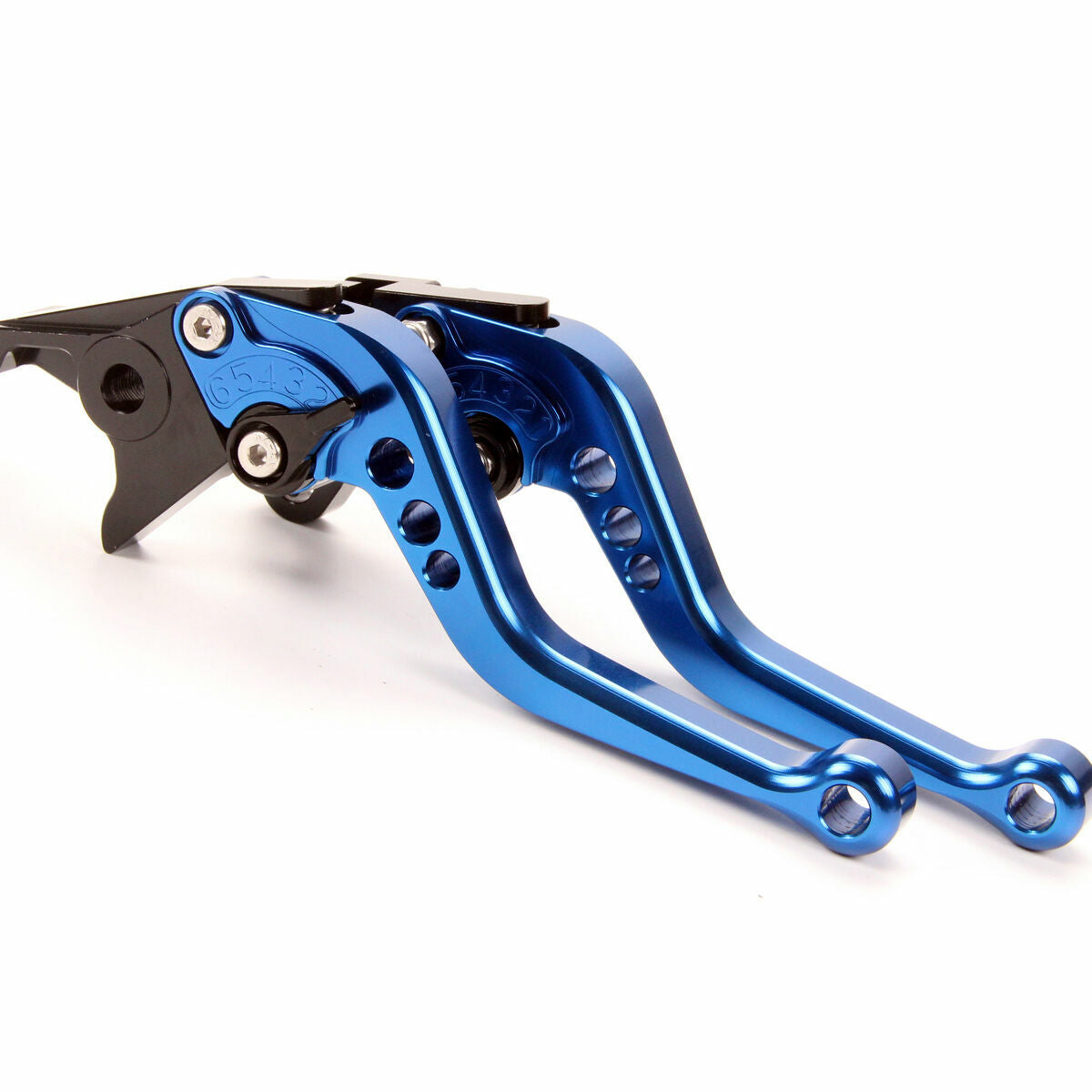 CNC Short Brake Clutch Levers for Yamaha Tenere 700 2019-2020-2021 Blue