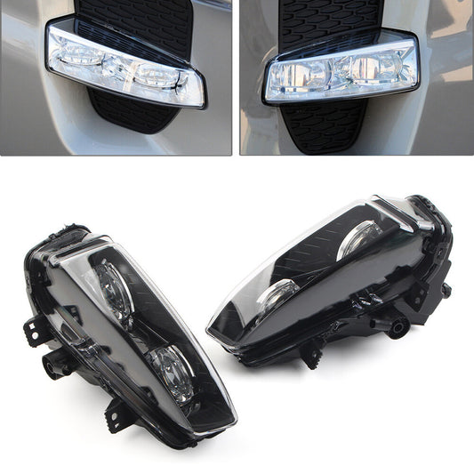 1Pair Black Edition Front Fog Light Lamp for Land Rover for Range Rover Evoque 12-16