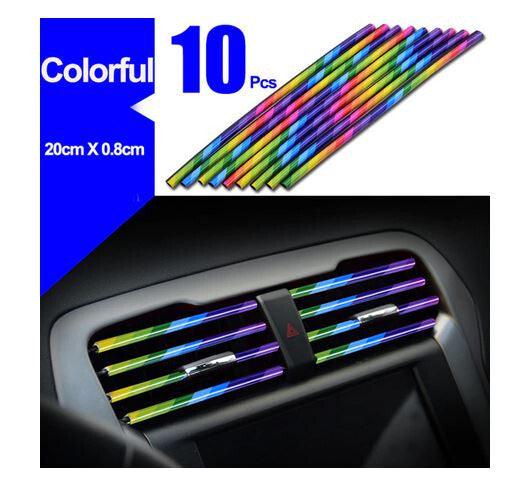 Car air conditioning socket decorative molded decorative strip in color suitable for Honda
