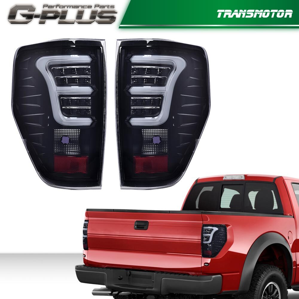 Suitable for 2009-2014 for Ford F150 pickup LED tube smoked taillight and brake light kit