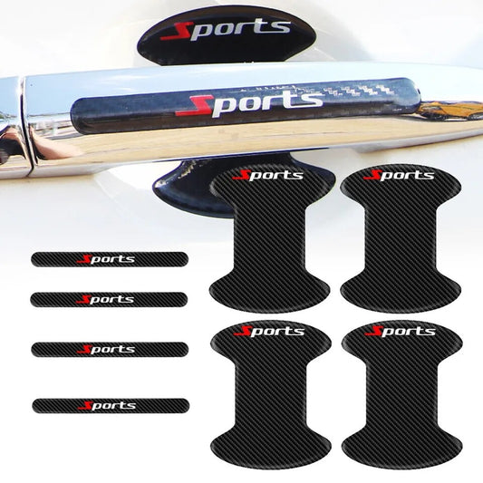 Anti Scratch Cover Car Door Handle Bowl Sticker Protector Accessories Trims 8pcs