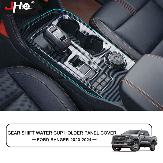 Interior Trim Center Console Gear Shift Panel Cover for Ford RANGER 2023 2024