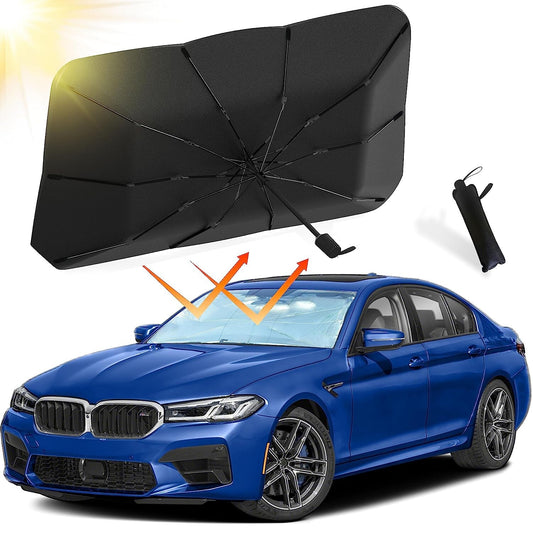 for BMW Accessory Car SUV Windshield Umbrella Sun Shade Foldable Shield Cover