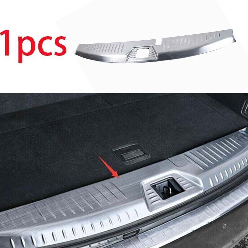 for Nissan Armada 2017-20 Inner Rear Bumper Protector Sill Plate Silver Steel 1X