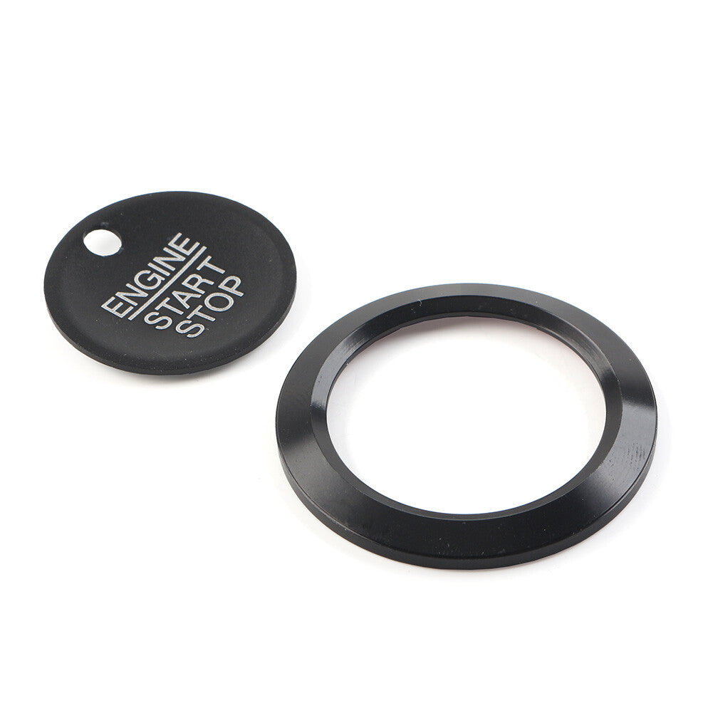 for Ford F150 2015-2020 Engine Start Stop Switch Button Cover Trim Black