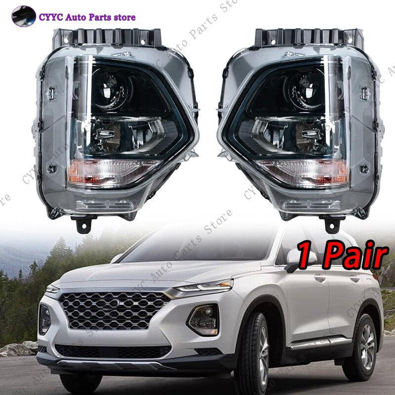 for Hyundai Santa Fe 2019-20 Pair Halogen Turn Signal Lamp Fog Light