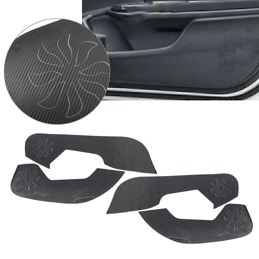 4 Pcs Car Door Anti Kick Pad Protection Cover for Honda for Civic Hatchback 2017-21