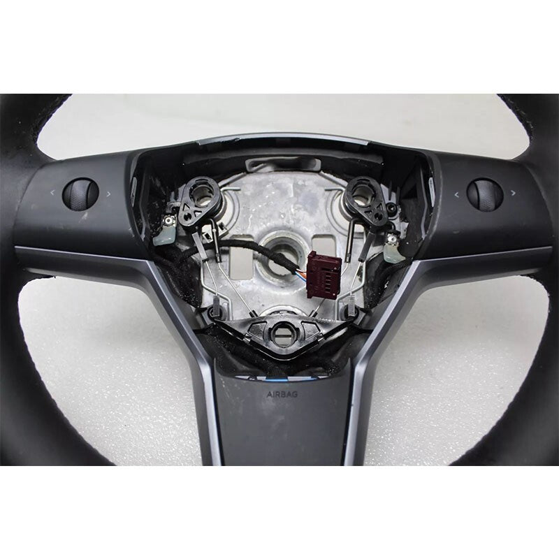 1490214-00-B Heated Leather Steering Wheel for Tesla Model 3 Y