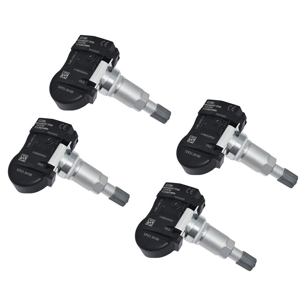 4x Tire Pressure Sensor for Hyundai for Elantra Accent for Genesis Sorento for Kia Niro