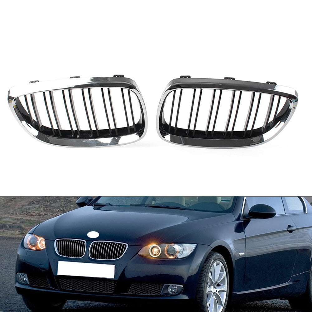 Front Niere Grill Grille ABS f¨¹r for BMW 3 Serie E92 E93 2 T¨¹r 2006-2009 Paar