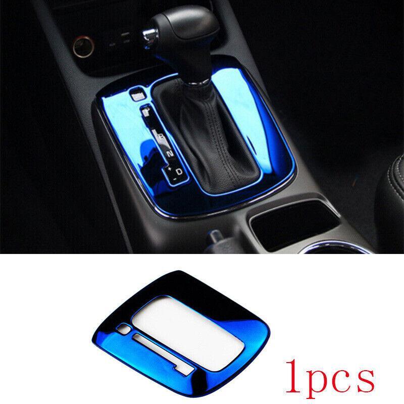 for Kia Car Forte K3 17-18 Blue Titanium Central Console Gear Shift Frame Trim