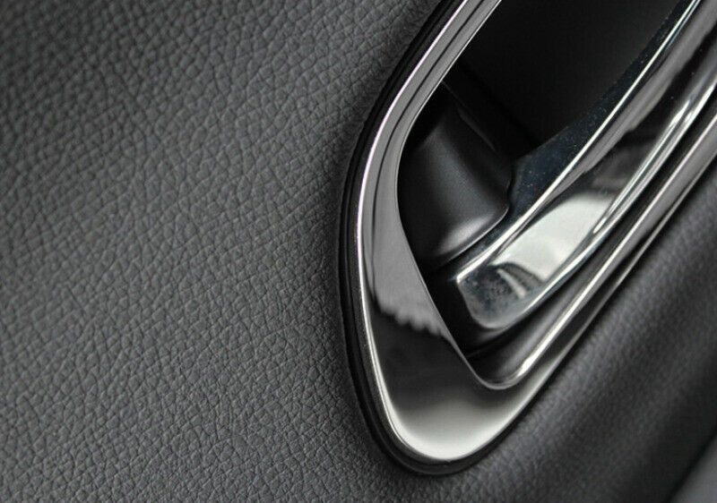 for Honda HR-V HRV 2016-2022 Chrome Steel Car Inner Door Handle Bowl Frame Trim