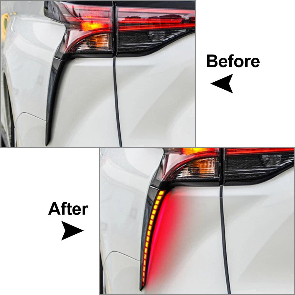 Rear Bumper Light Reflector Taillights Fog Lamp for Toyota for Sienna 2021-2023