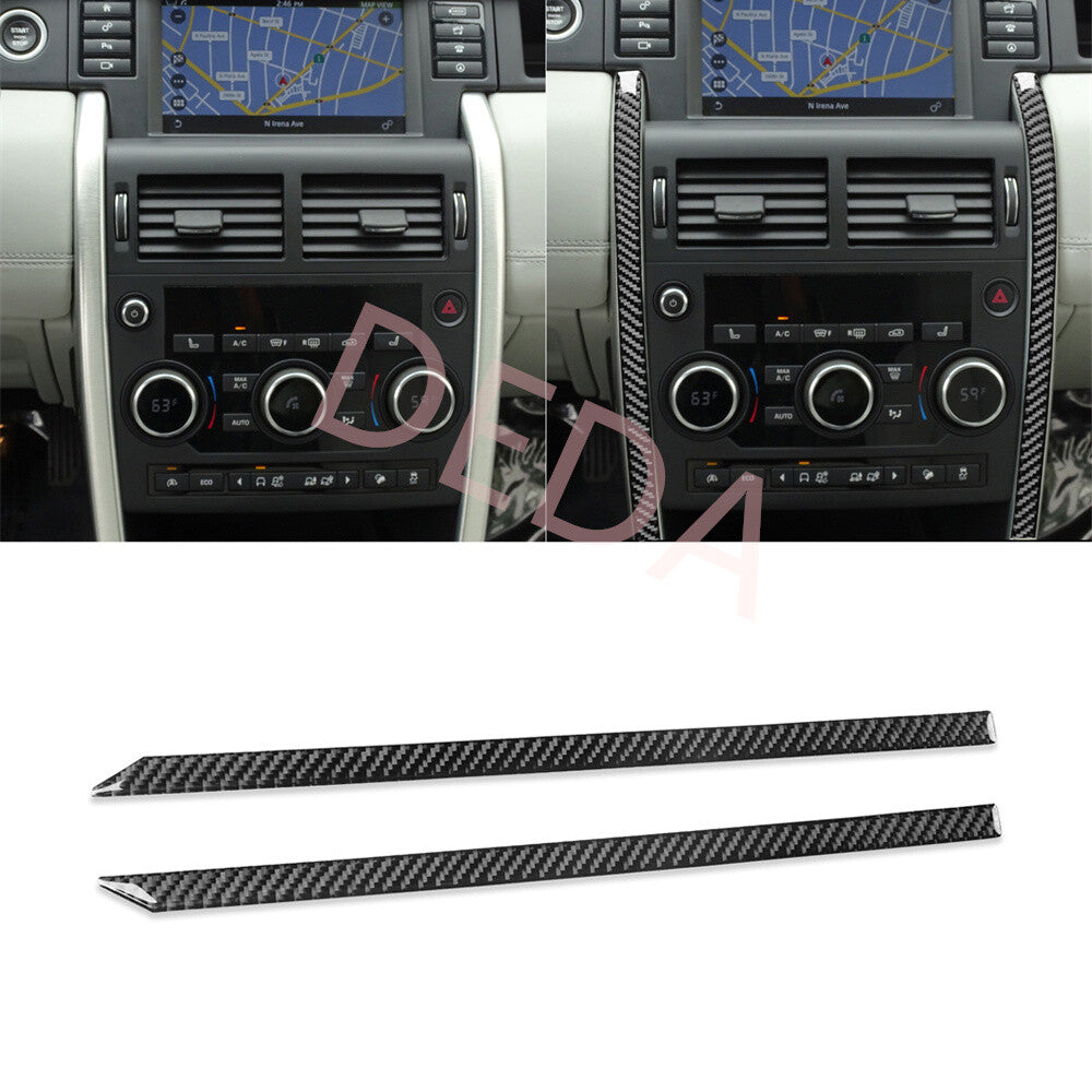 Carbon Fiber Center Console Side Panel Trim for Land Rover Discovery Sport 15-19