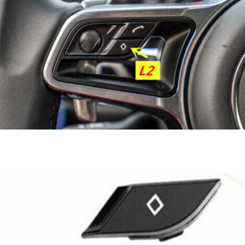 for Porsche for Cayenne Macan Multi-function Steering Wheel Button Cover NO.L2 1pcs
