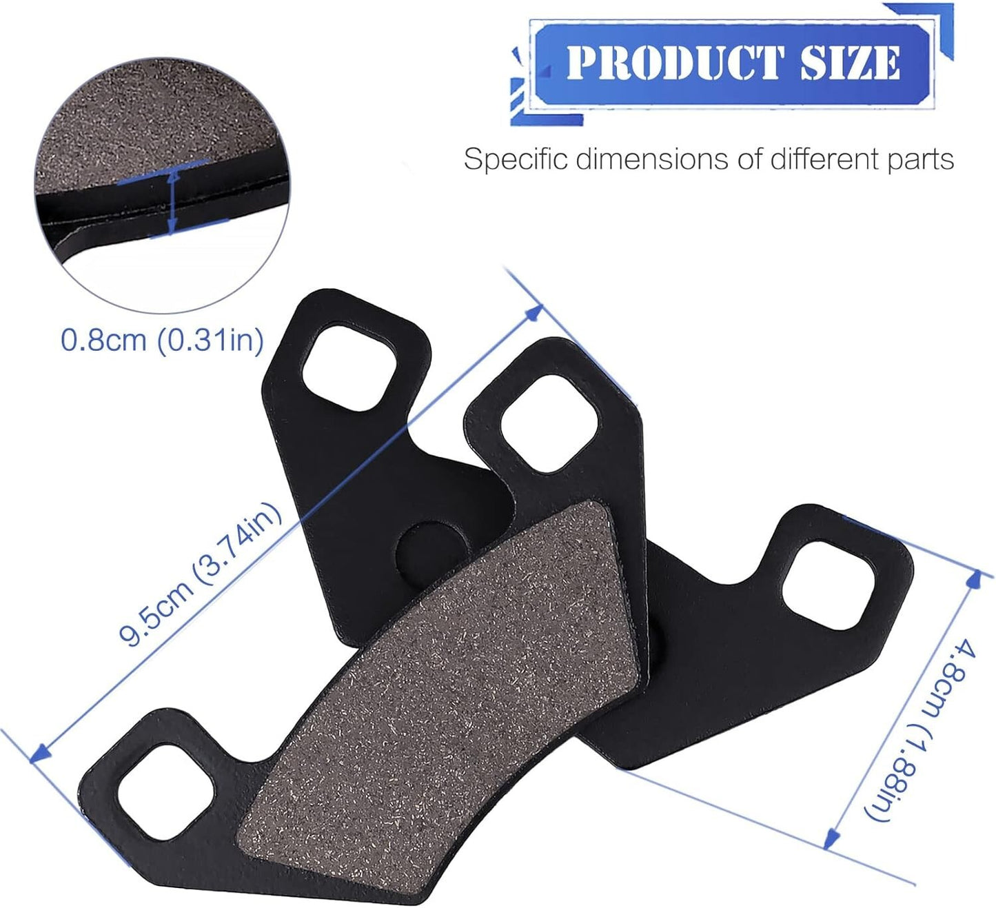 Brake Pad for Alterra 570 EPS and XT 2019-2020,Alterra 700 TBX 2017-2020