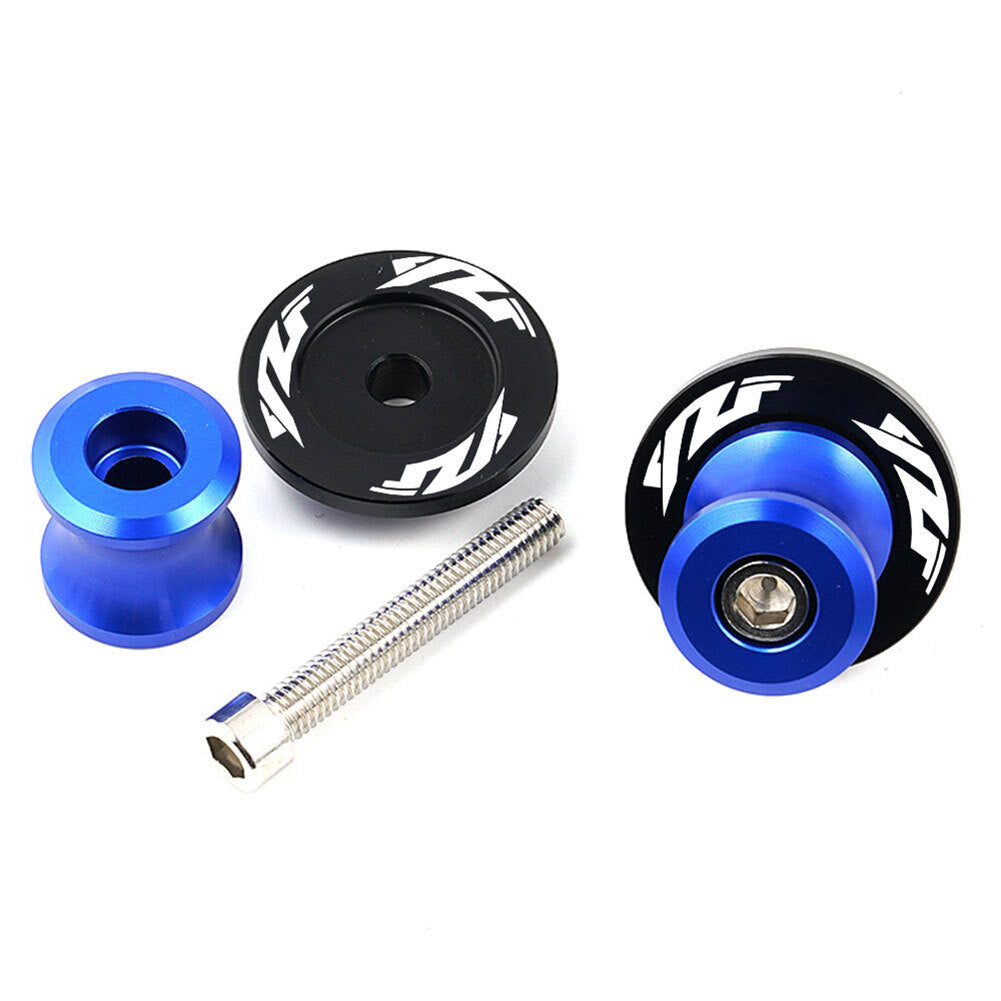 Schwingenspulen Slider Stand Schrauben M6 Blau f¨¹r for Yamaha YZF R1 R3 R6 Motorrad