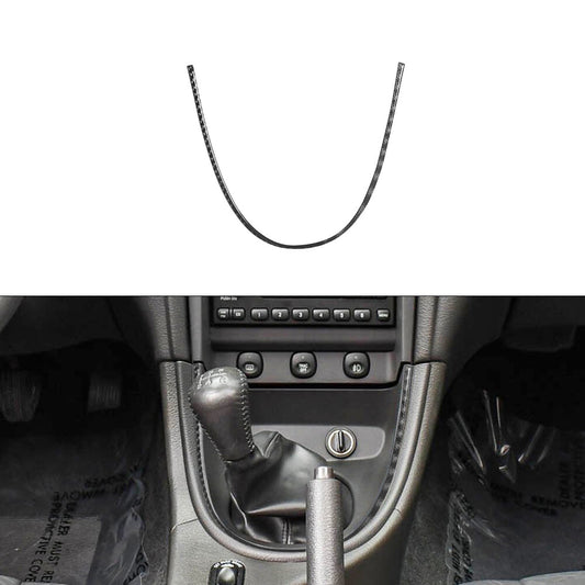 Carbon Fiber Gear Shift Frame Sticker Trim for Ford for Mustang Convertible 2001-04