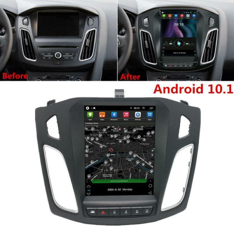 2012-2017 Vertical 9.7 Android 10.1 Car Stereo Radio GPS 2+32GB for Ford Focus