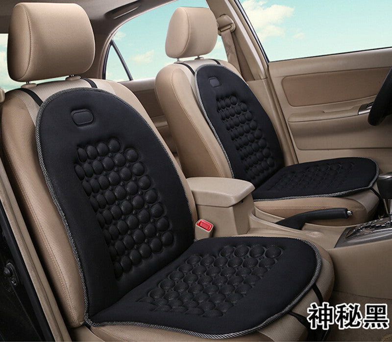 2 Pcs Car for Seat Cover Black Pad Magnetic Beads Bubble Foam Chair Padded Massage