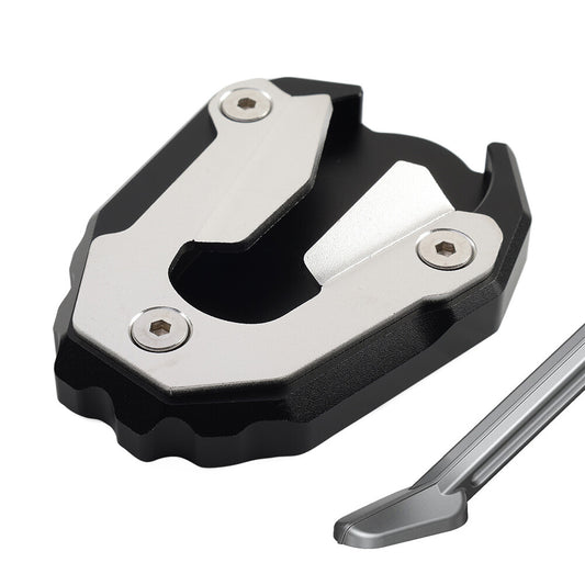 Black Kickstand Extension Side Stand Enlarger Plate Fit Tiger900 RALLY PRO GT