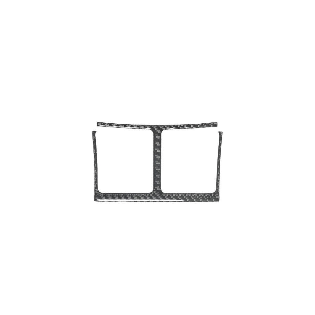 for Mercedes R-Class 2009-2012 Rear Central Air Vent Trim Cover Carbon Fiber
