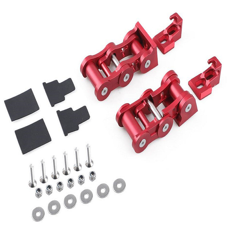 Aluminum cover latch kit for 2007-2017 for Jeep for Wrangler JK, Red
