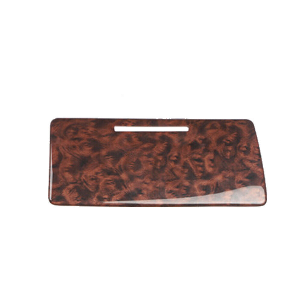Interior Console Storage Box Cover Trim Fit for Cadillac XTS 2013-17 Brown Wood