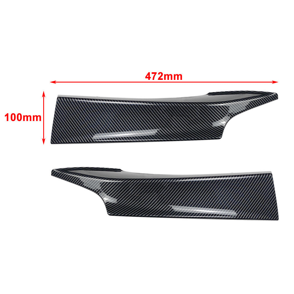 Front Bumper Side Splitter Cover Trim for BMW 1 Series F20 F21 M Sport 2011-2015