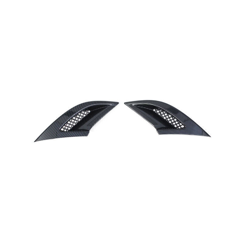 Carbon fiber Style ABS Front Bumper Fog Lamp Cover Trim for Honda Accord 2023-24