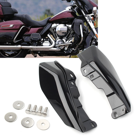 Heat Shield Mid-Frame Air Deflector Trim for Harley Street Glide 09-16 Black