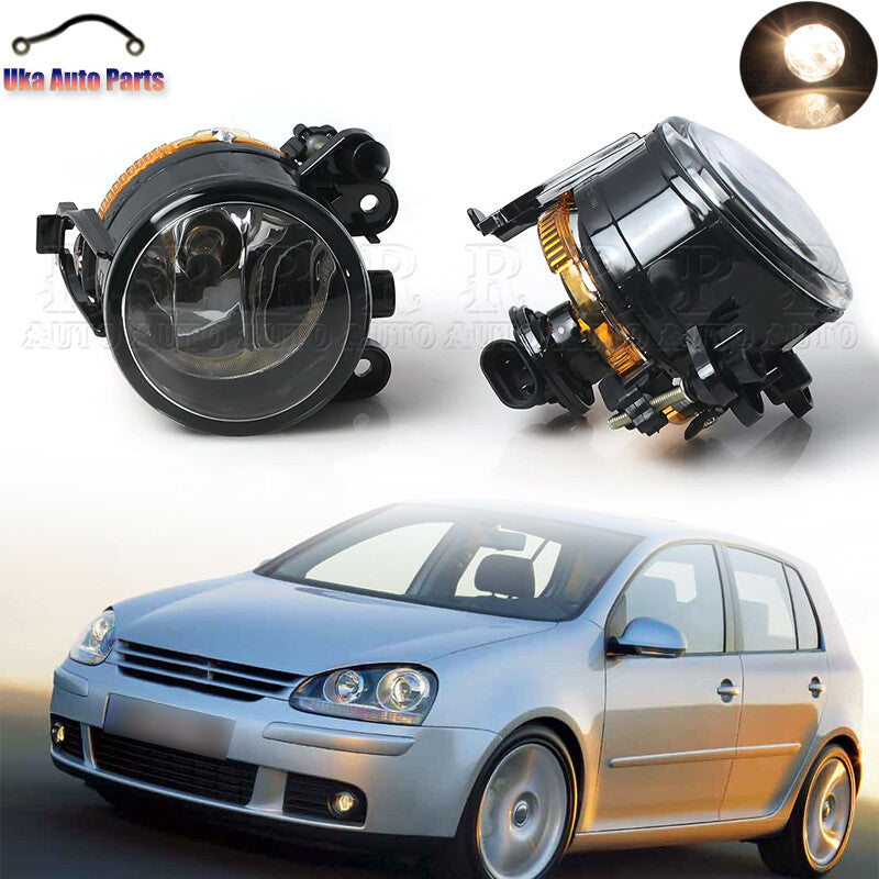 for VW for Golf 5 A5 MK5 2004-2009 Front Bumper Halogen Fog Light Fog Lamp 2pcs