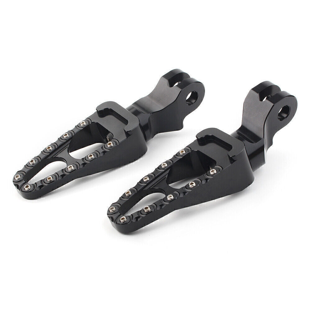 Rear Black Foot Pegs Footrests for Thunderbird Storm 2010 2011-2014 Adventurer