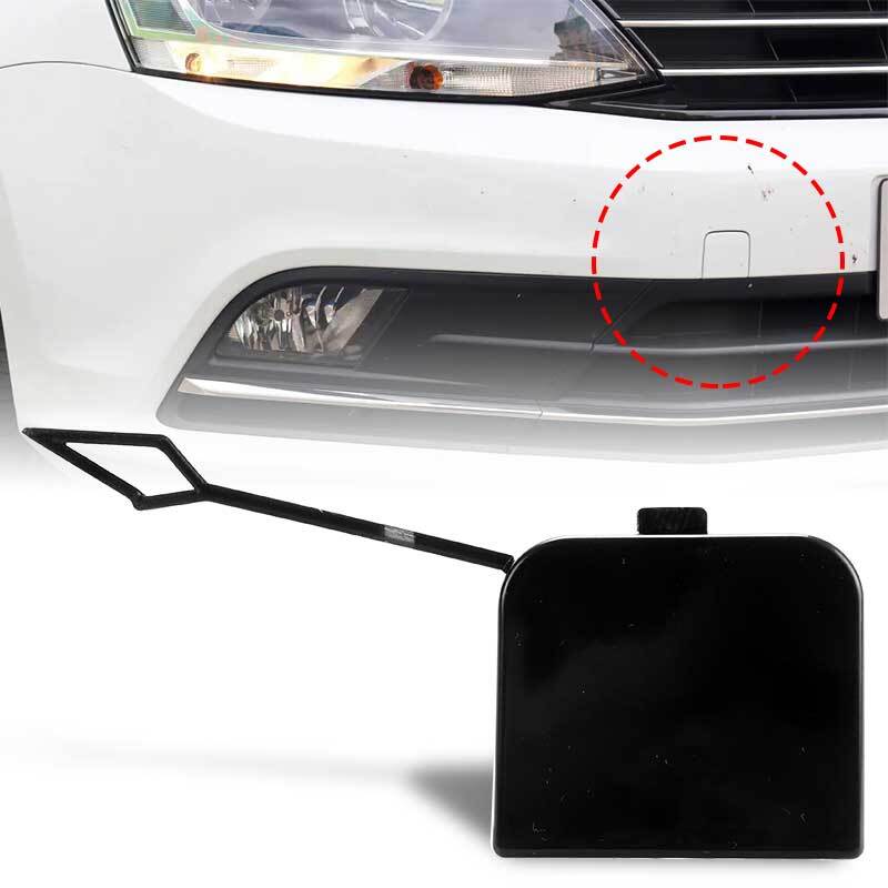 Car Front Bumper Tow Hook Eye Cover Cap for Volkswagen for Jetta 2015 2016 2017 2018