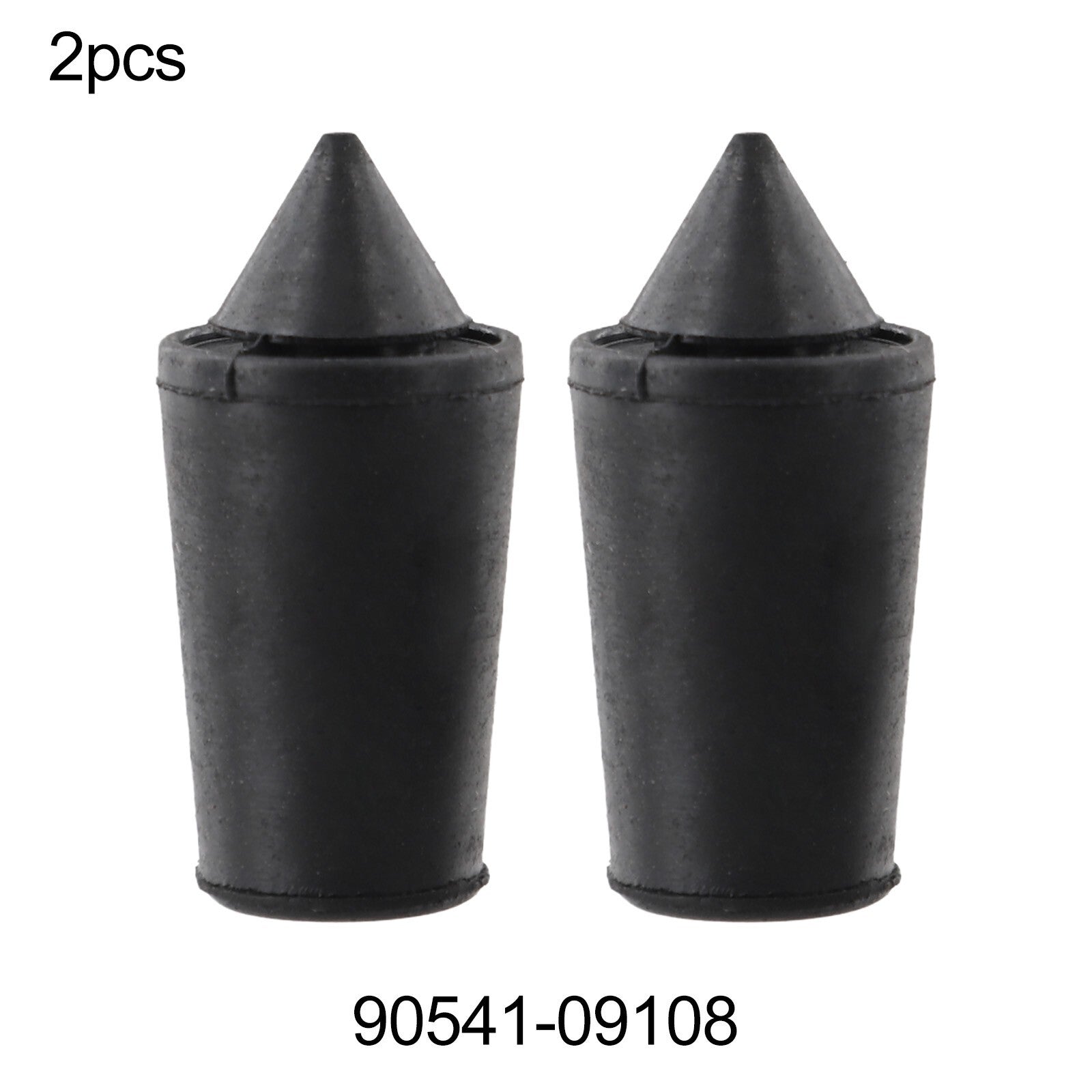 Precision fit rubber door protectors for Toyota RAV4 rear doors (2-pack)