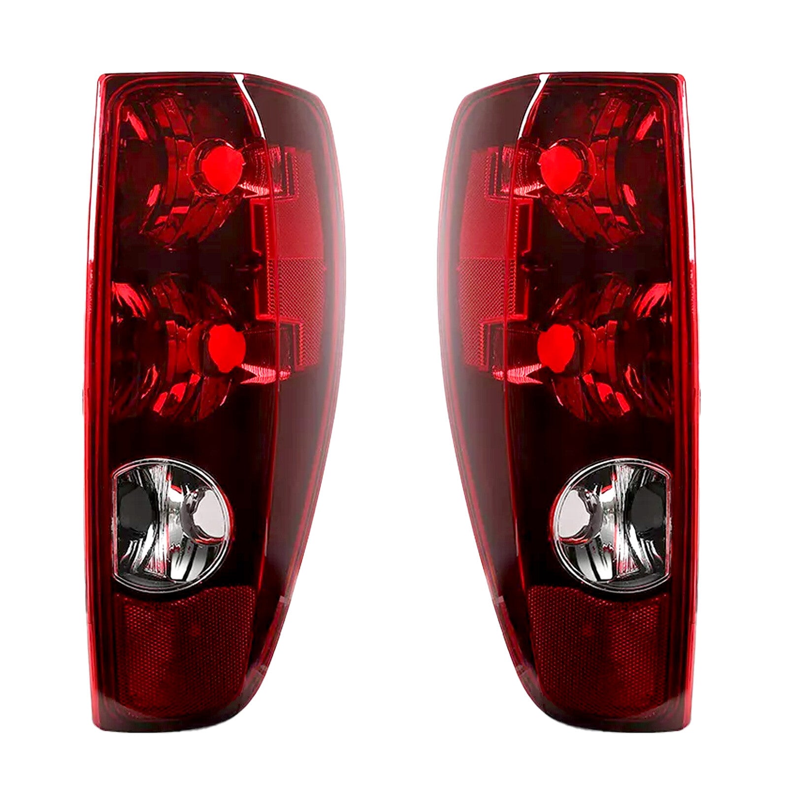 2004-2012 Red Clear Rear Brake Tail Lights Lamps for Chevy Colorado/ for GMC for Canyon