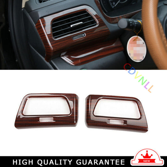 LR AC Air Outlet Vent Cover Trim for Honda CRV CR-V 2012-2016 Peach Wood Grain