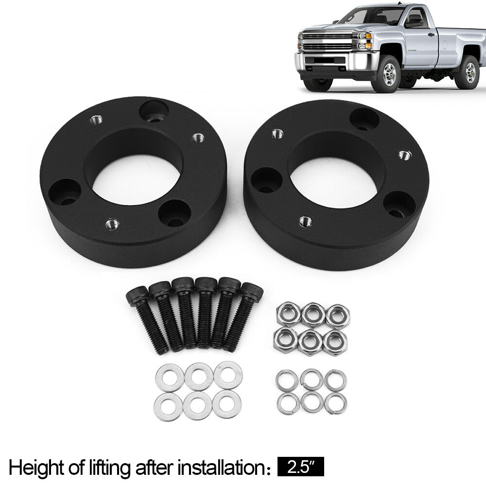 2.5-inch front leveling lift kit for 2007-2024 for Chevrolet Silverado for GMC for Sierra 1500