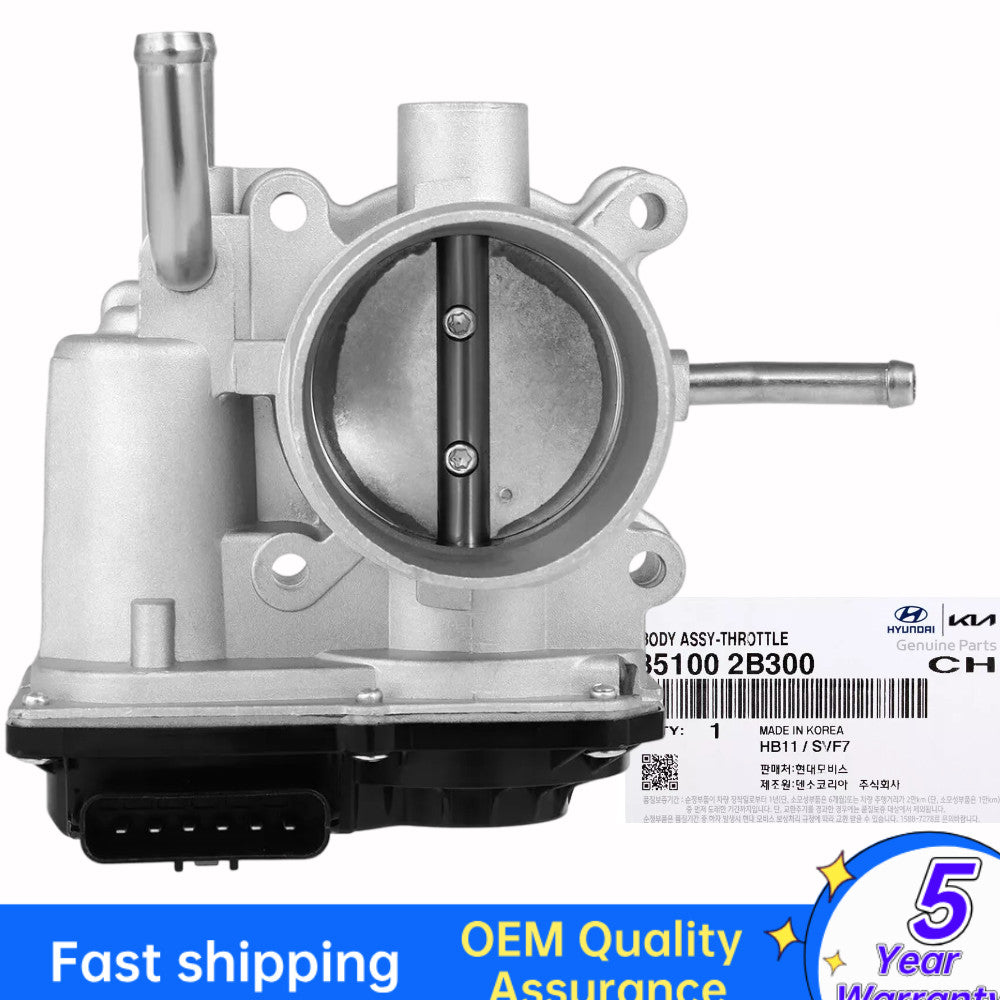 351002B300 throttle body kit suitable for Accent for Veloster Rio Soul 1.6L (2012-2019).