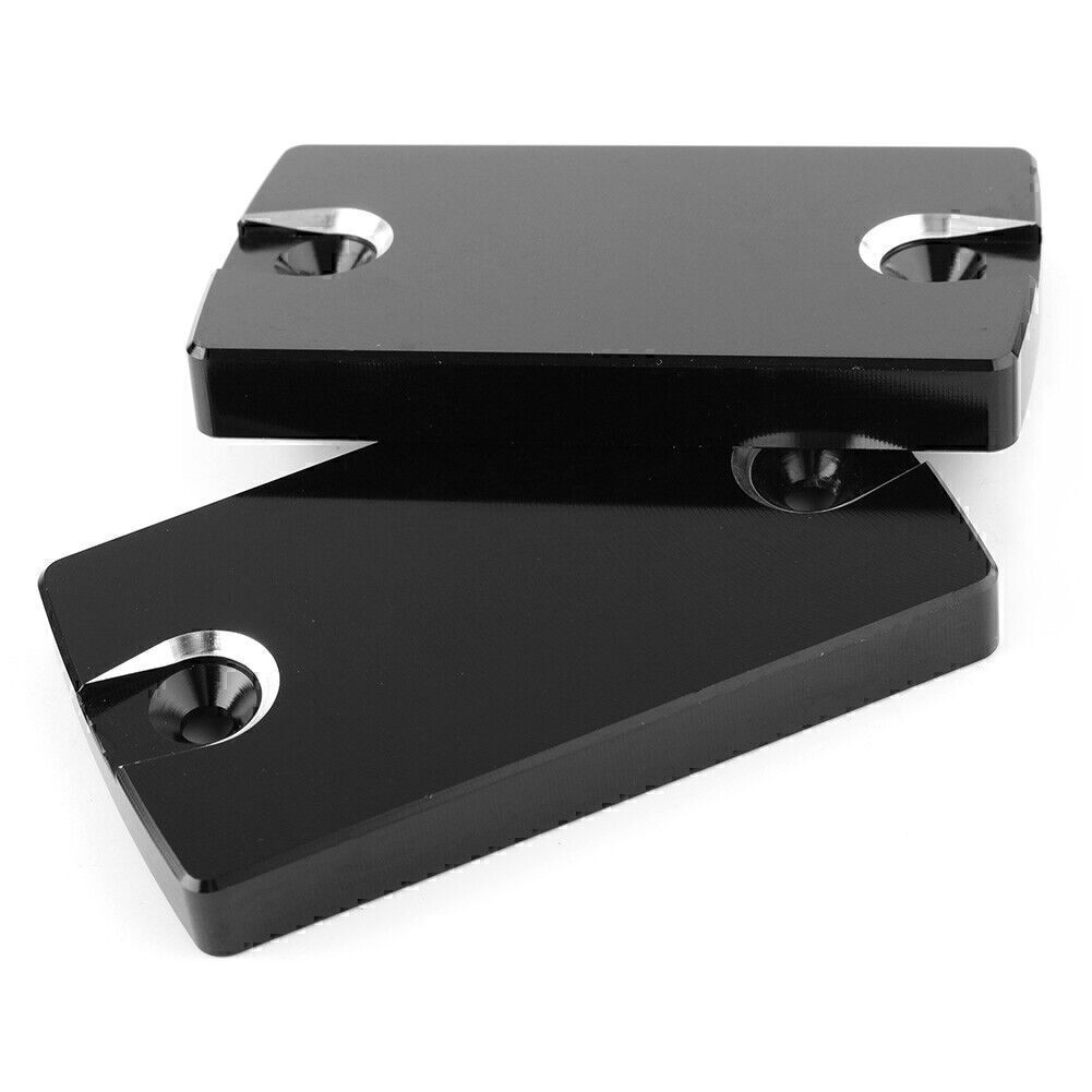 CNC Rear Brake Fluid Oil Reservoir Cover Cap Fit for SUZUKI HAYABUSA GSX1300R 2pcs