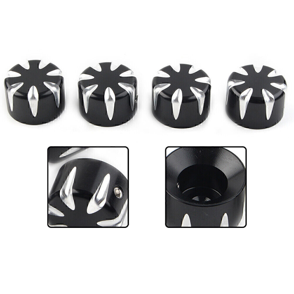 Black Motor Engine Screw Topper Cover Head Bolt Caps for Harley Sportster 86-20