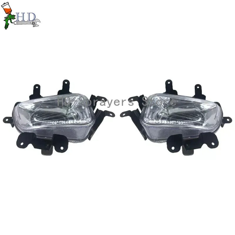 1. Dual front bumper fog lights with bulbs suitable for 2001-2007 for Hyundai Terracan 2.4 2.9