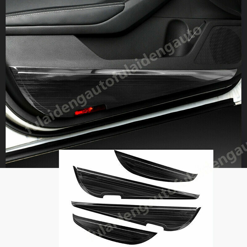 for Nissan Altima 19-22 Black titanium Inner Door Anti-Kick Panel Cover Trim 4x