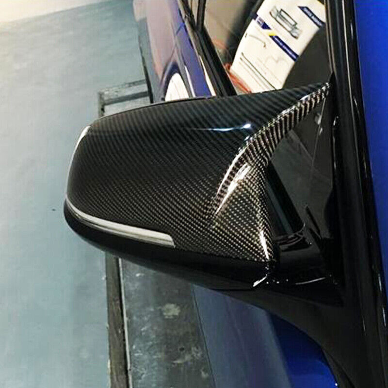 Real Carbon Fiber Car Side Mirror Cover Caps for BMW 4 Series 14-18 F32 F33 F36