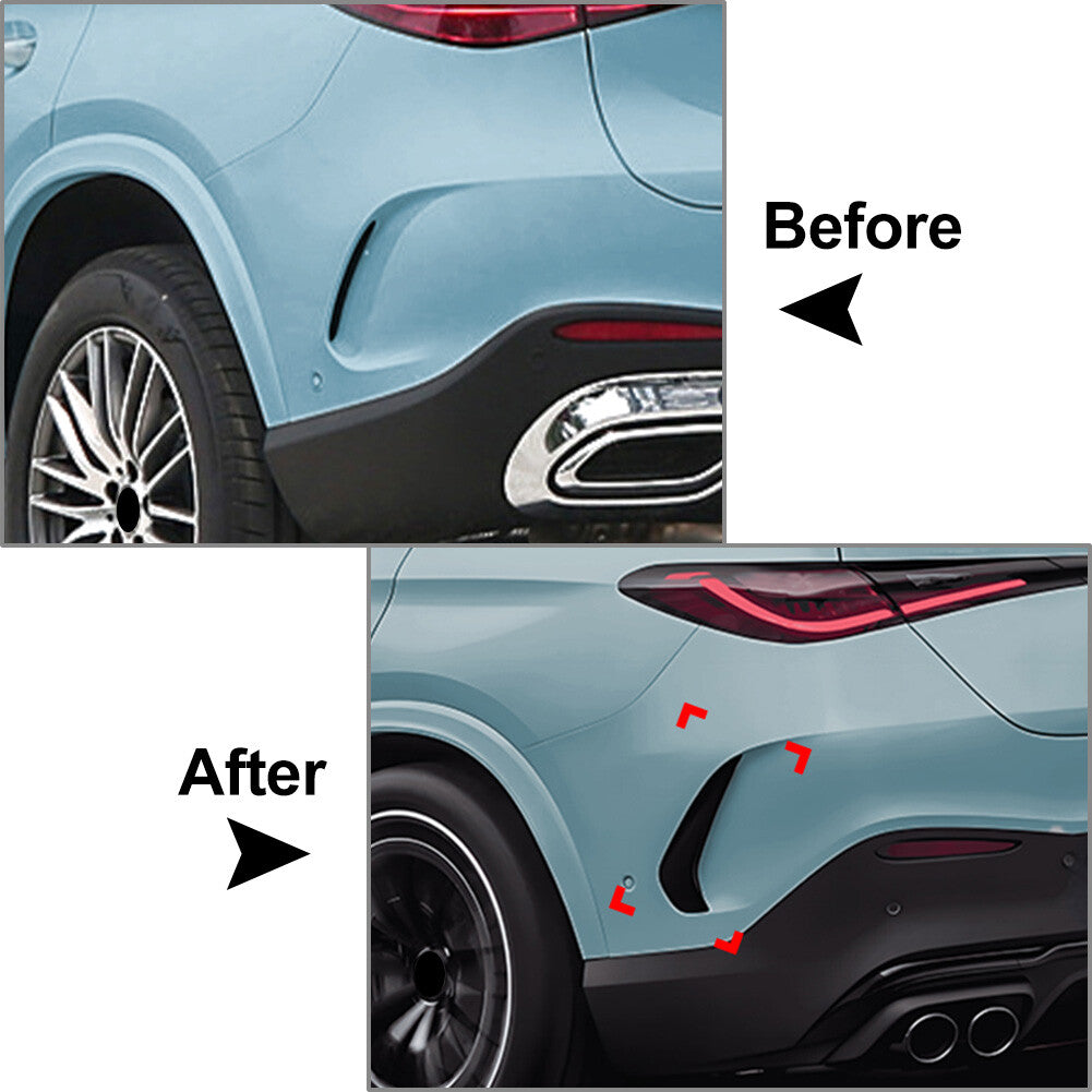 Rear Bumper Side Air Vent Spoiler for Mercedes-Benz GLC Class Coupe C254 23+ 23