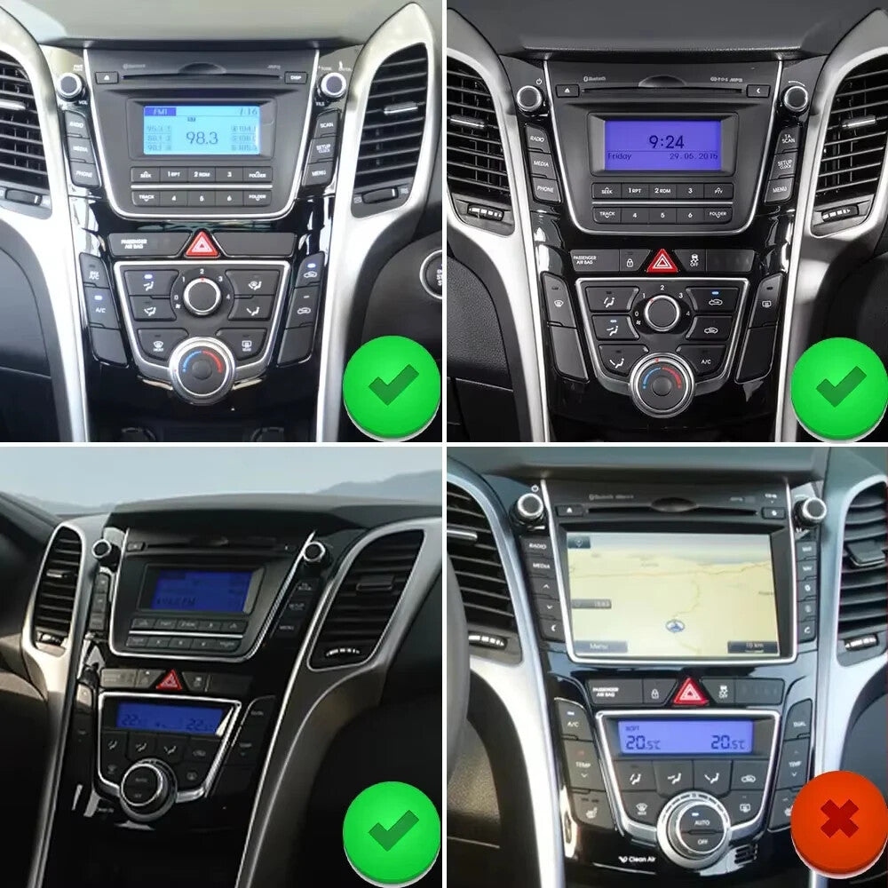 for Hyundai I30 GD for Elantra GT 2012-2017 Car Radio Auto CarPlay Screen GPS Player