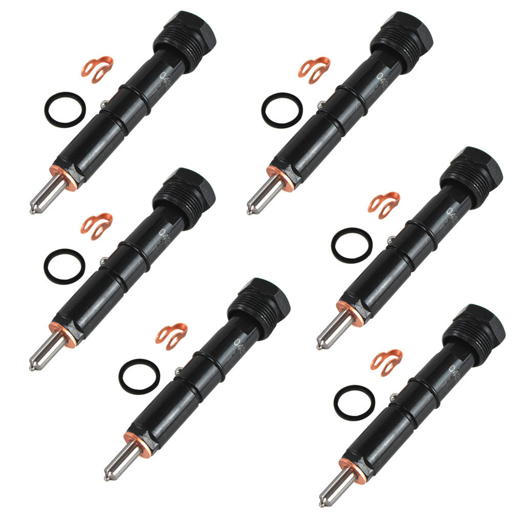 6Pcs Fuel Injectors 0432133864 For 1994-1998 for Dodge 12 Valve 5.9L +50HP